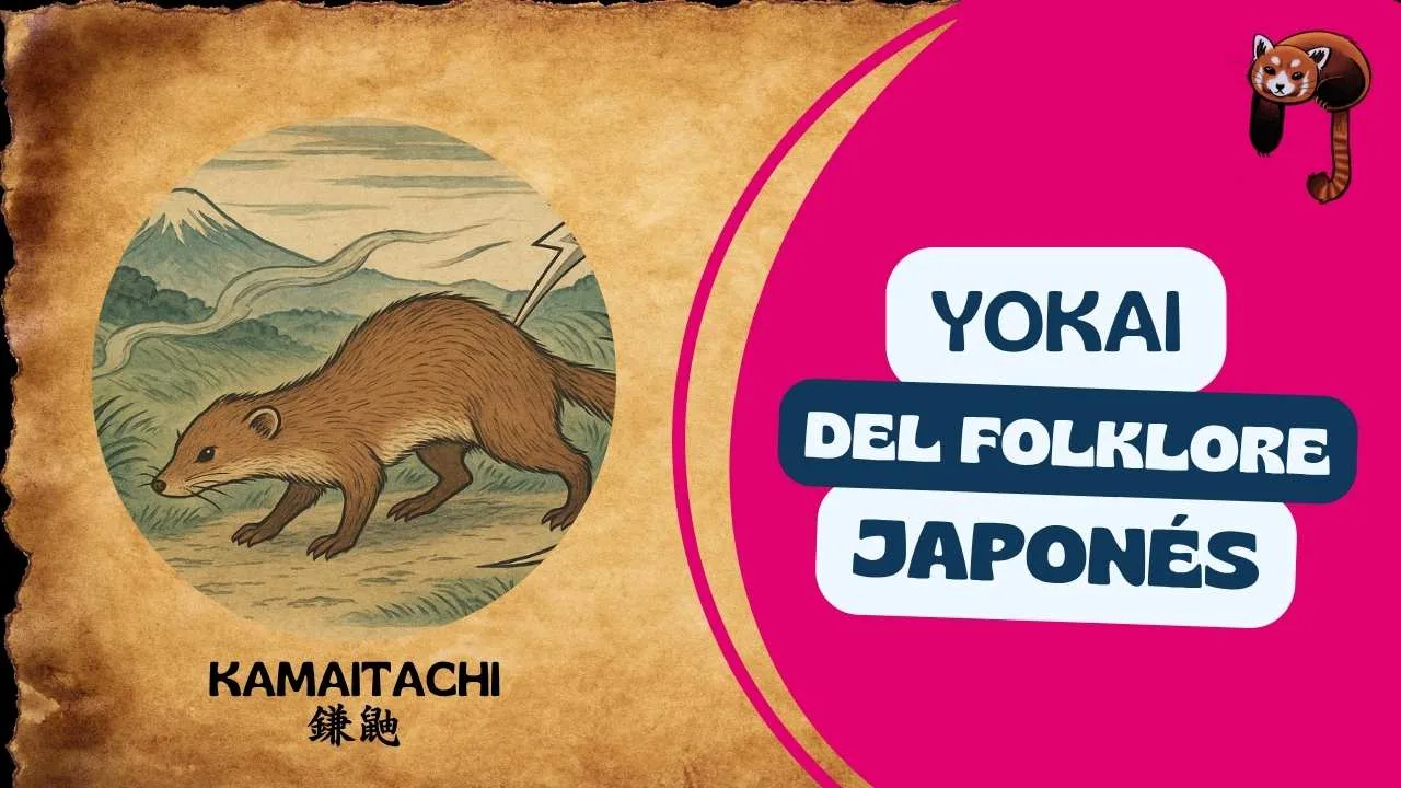 kamaitachi dibujo estilo nihonga – style Ukiyo-e – yokai – folklore japones – japan – historia – leyendas – royal language