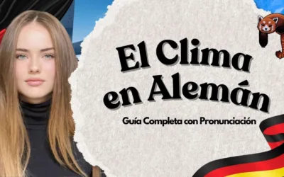 El Clima en Idioma Alemán
